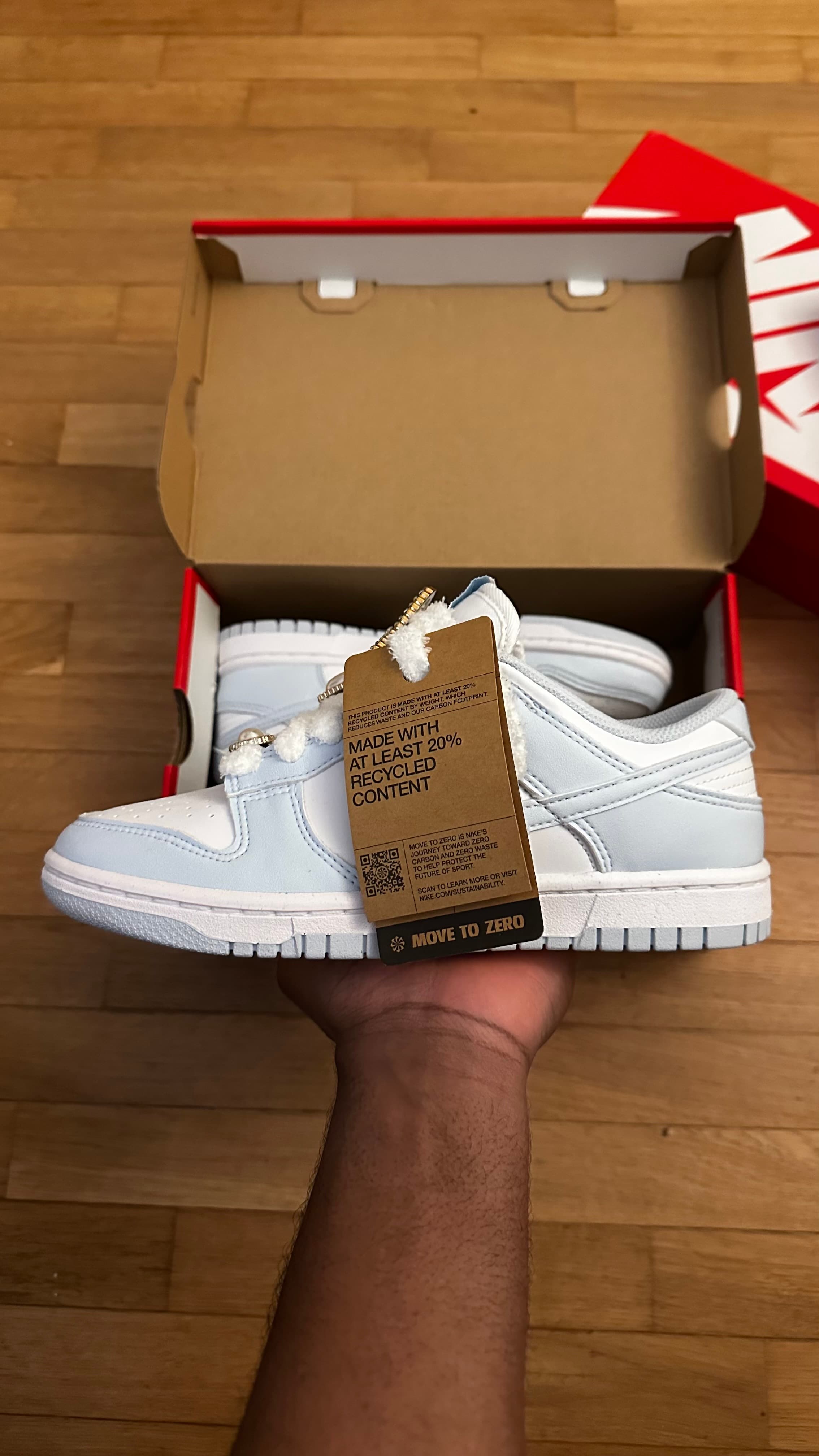 Nike Dunk Low Bleu Glacier (Custom), vignette 3