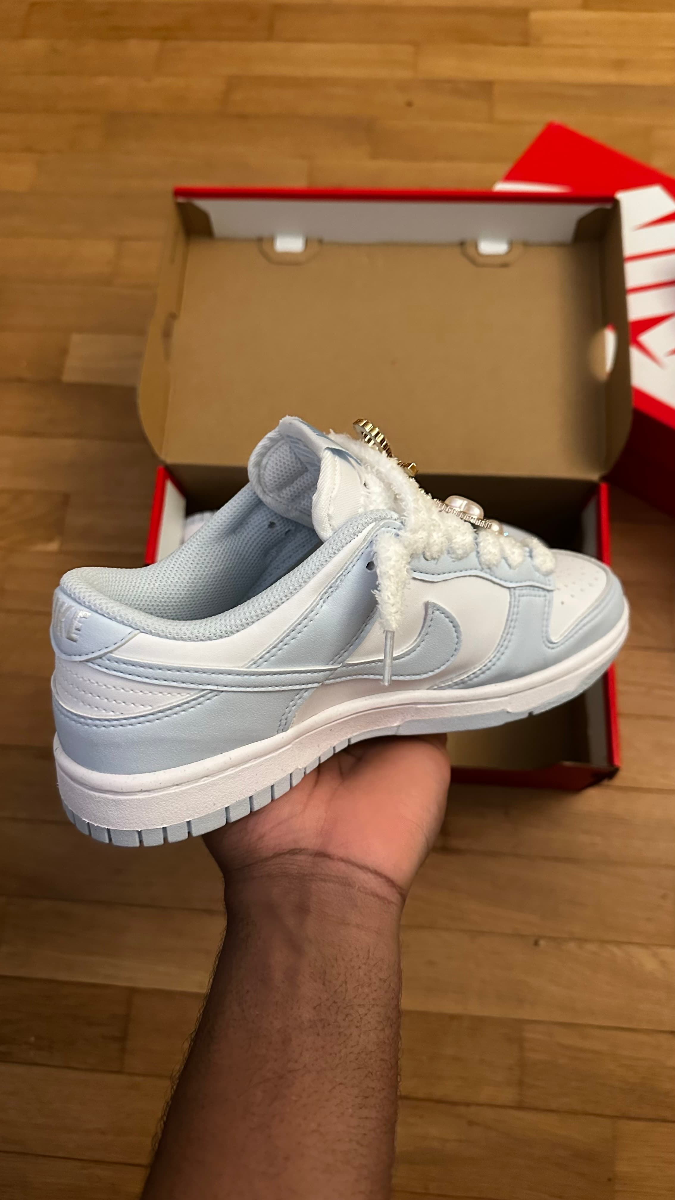 Nike Dunk Low Bleu Glacier (Custom), vignette 2